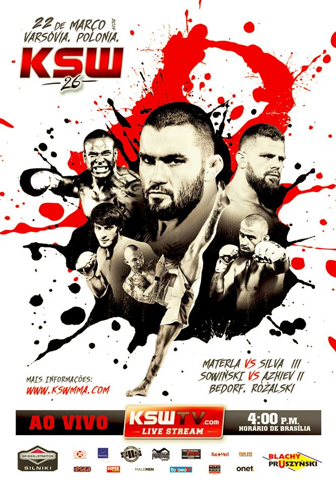 Materla mantém cinturão no KSW 26 - Divulgação KSW