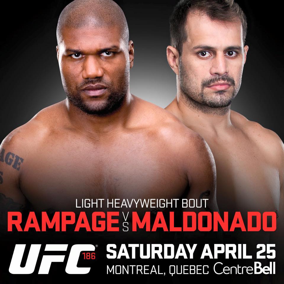 Duelo entre Maldonado e Rampage no Canadá corre risco de ser cancelado - Divulgação
