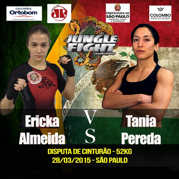 Campeã até 52 kg, Éricka Almeida faz primeira defesa de cinturão no dia 28 de março - Divulgação